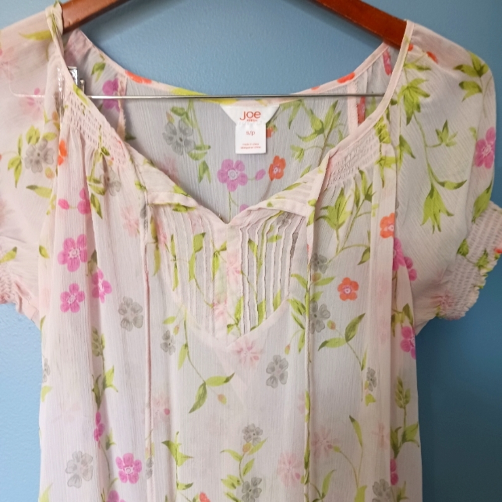Flowy feminine sheer top